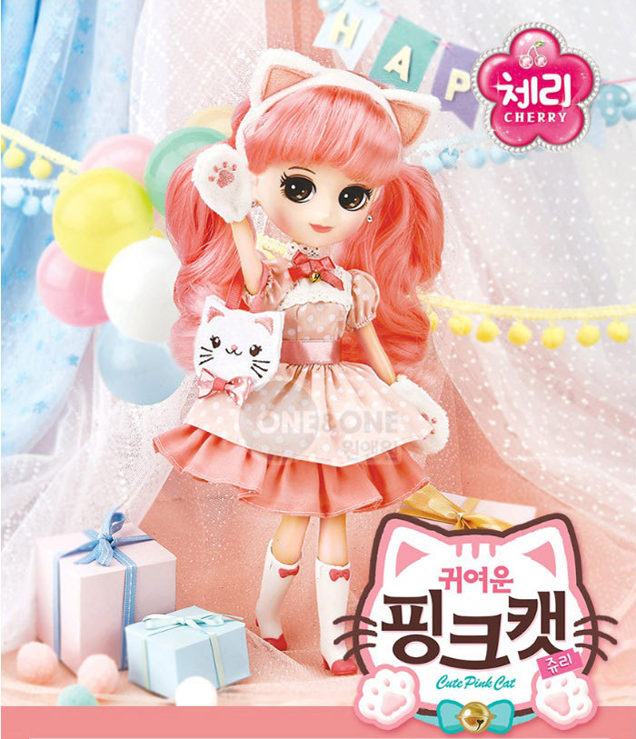 pink cat doll